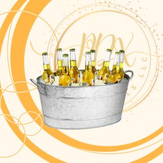 22" Oval Baverage Tub