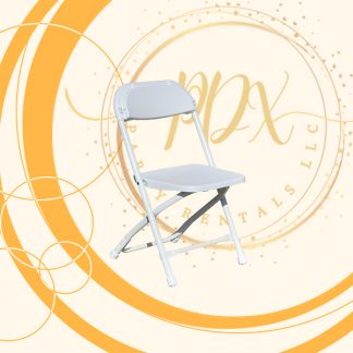 White Plastic Folding Chair