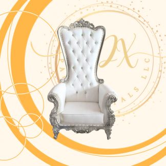 Silver Throne Chair