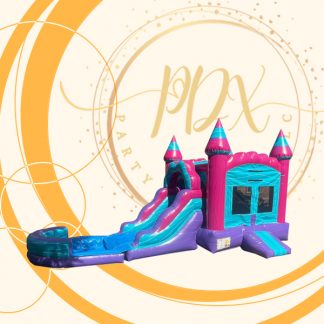 Bounce House Pink | Blue With Pool or Stopper