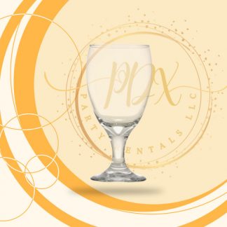 Water goblet glass rack of 25