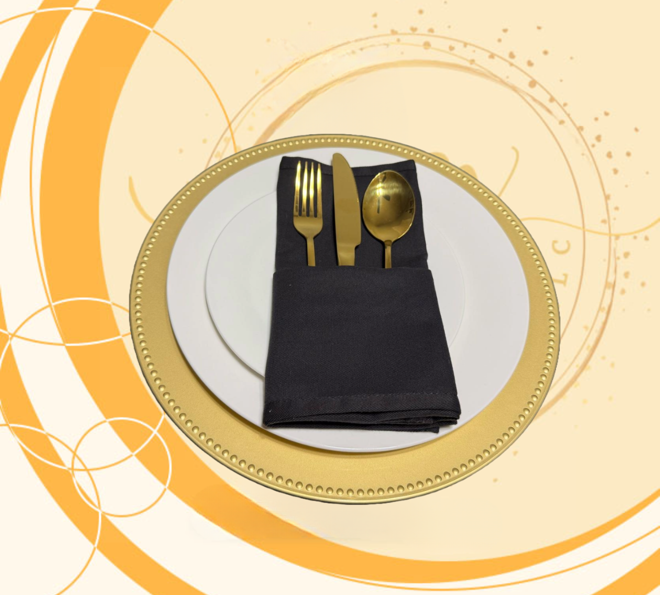Gold Dinner Set