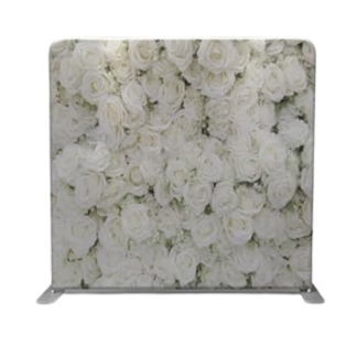 White/Pink Flower Backdrop