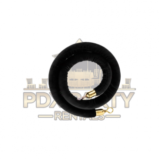 5′ Black aisle rope