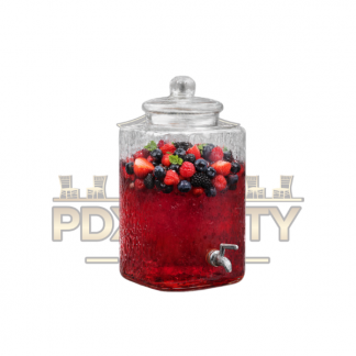 5 Gal Glass Beverage Dispenser