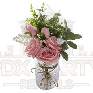 Pink Rose Table Centerpiece