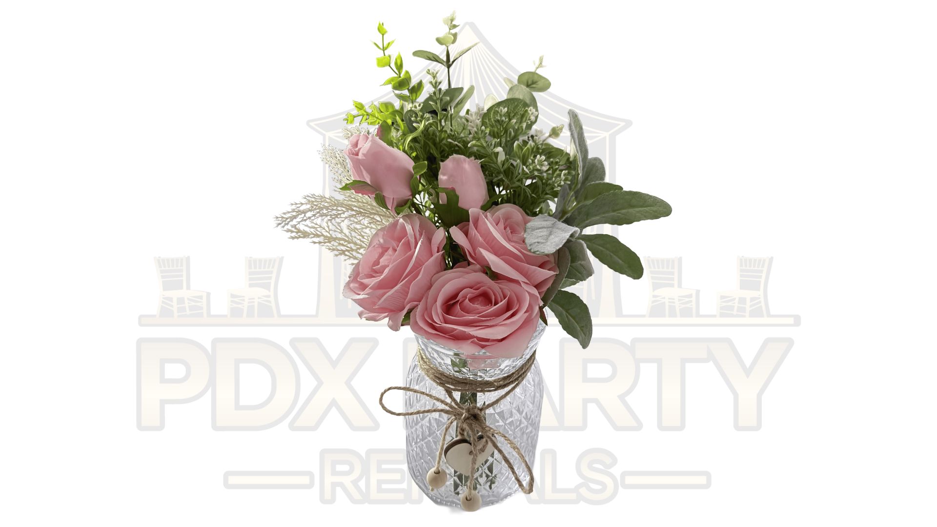 Pink Rose Table Centerpiece