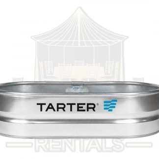 40gal Oval Galvanized Beverage Tub